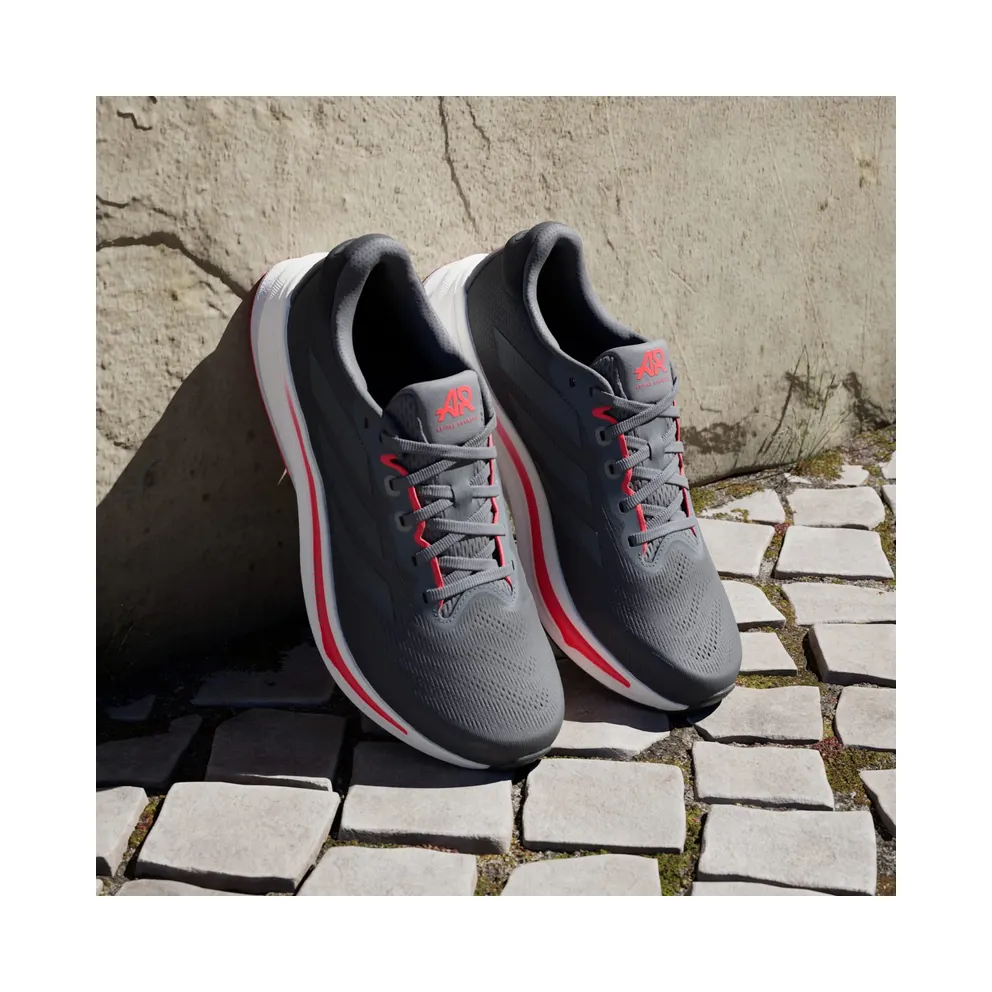 Adidas Supernova Rise 2 Running Shoes Grey Five / Night Metallic / Lucid Red (JQ4737)