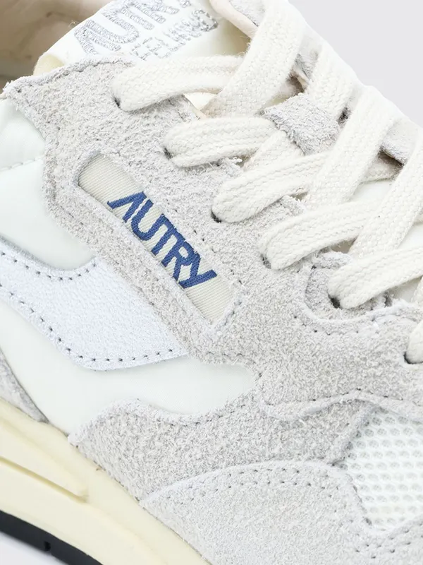 Autry Reelwind Nylon and Suede Sneakers with Serrated Sole White 1 (WWLWYD02) (3)