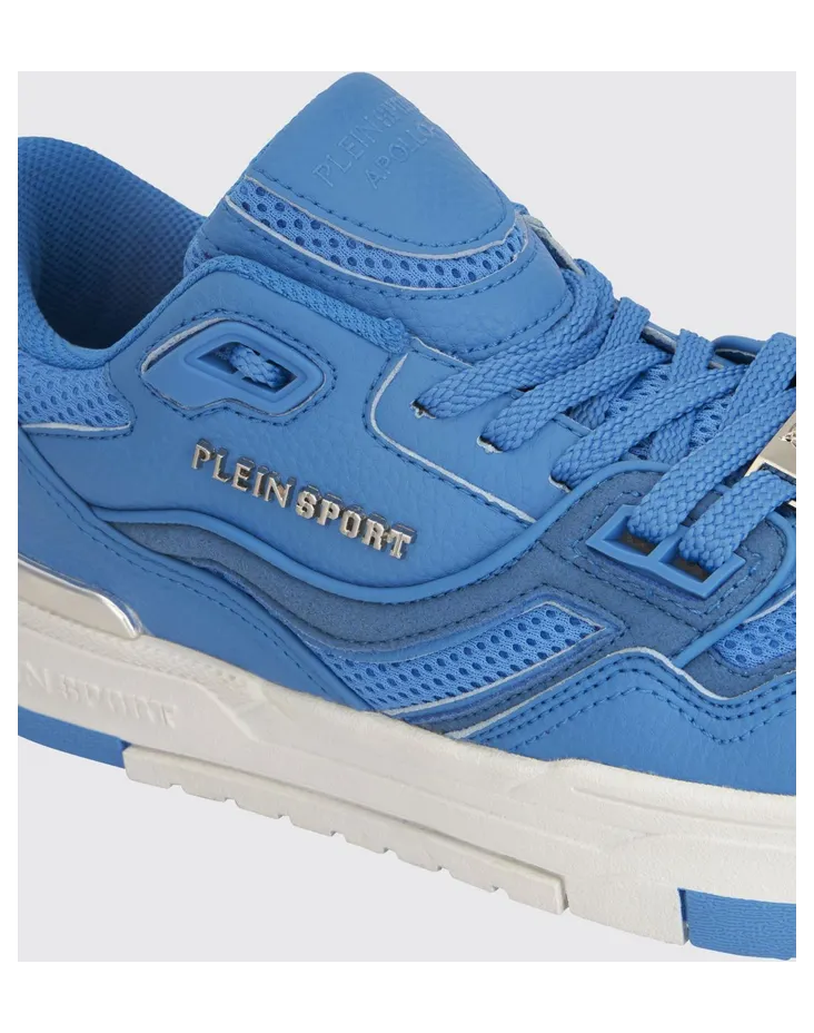 Plein Sport Apollo-1 Mesh And Polyester Sneakers Turquoise (SAFSUSC0845STE003N08) (3)