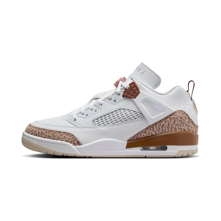 Jordan Spizike Low “White / Archaeo Brown / Light Bone / Pink Oxford” (FQ1759-101)