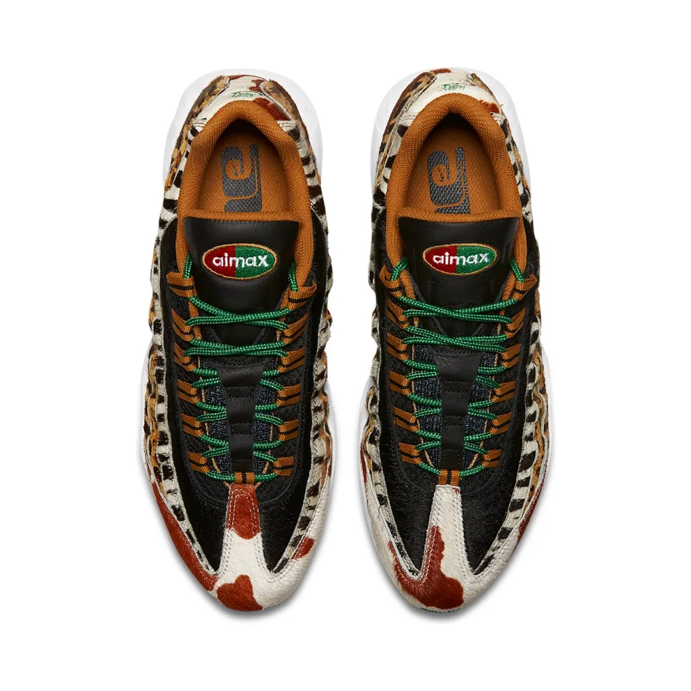 Nike Air Max 95 Atmos Animal Pack 2.0 (2018 Animal Print Box) Pony/Sport Red-Black-Classic Green (AQ0929-200)