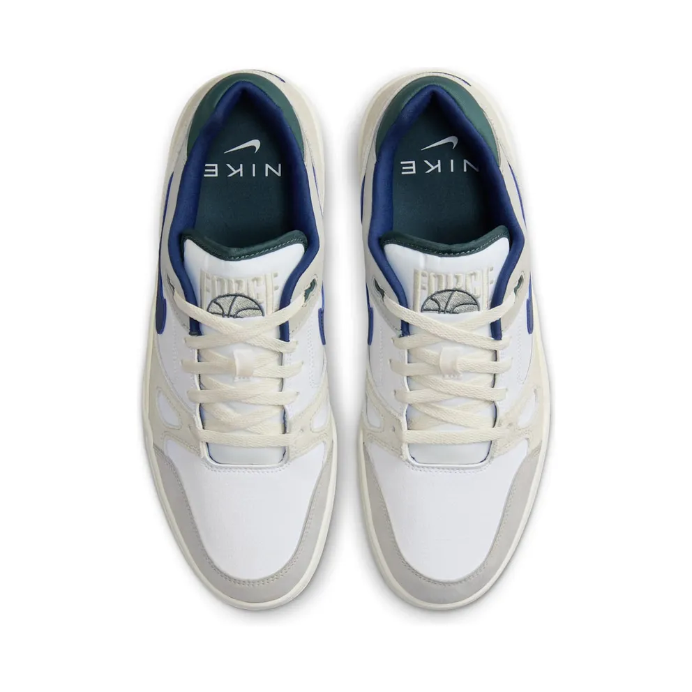 Nike Full Force Low White Midnight Navy Green (FZ3595-100)