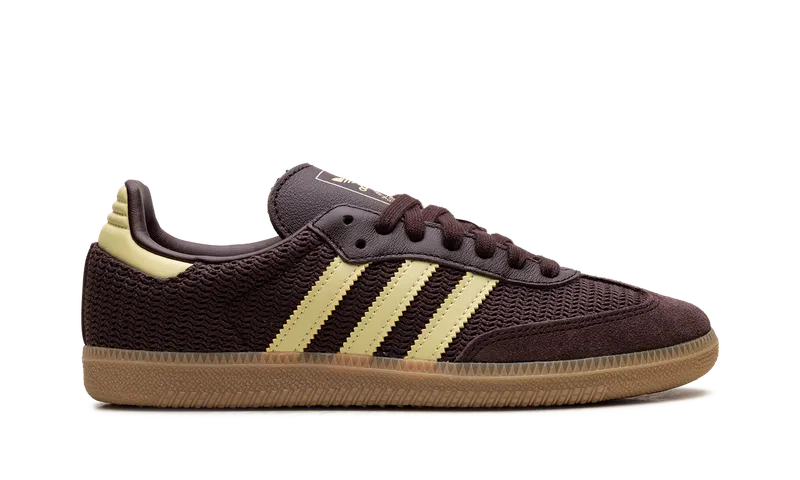 Adidas Samba OG “Shadow Brown Powder Yellow” (JR8167)