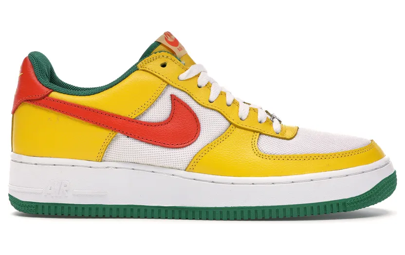 Nike Air Force 1 ‘Carnival’ Yellow Zest/Orange Flash-White-Classic Green (307334-781)