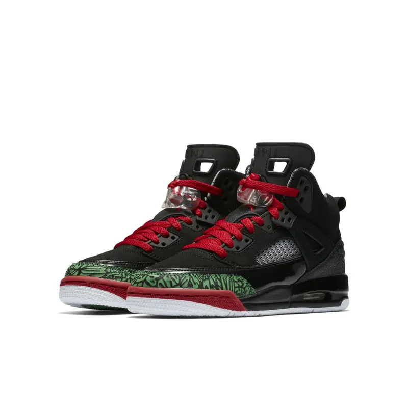 Jordan Spizike Black Varsity Red 2017 (GS) Black/Varsity Red-Classic-Green-White (317321-026)