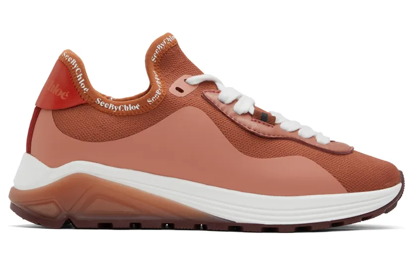 See by Chloé Red Brett Sneakers (SB38181A 15342)