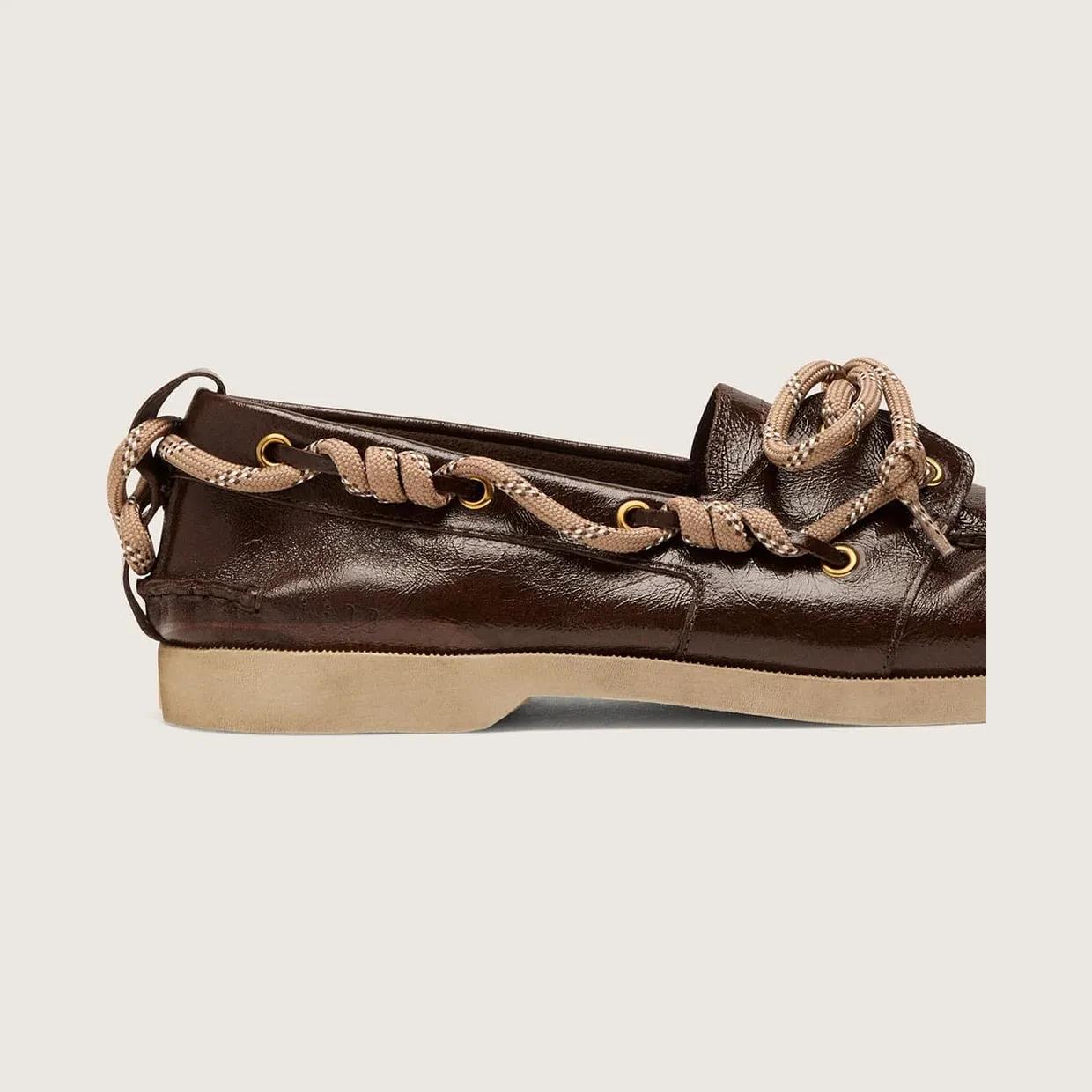 Golden Goose Cruise Loafer In Glossy Dark Brown Leather (GMF00883.F008318.55381) (5)