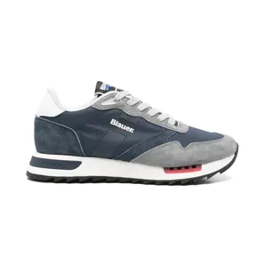 Blauer Sneakers met vetersluiting model ‘RYDER01’ (S6RYDER01NYS)