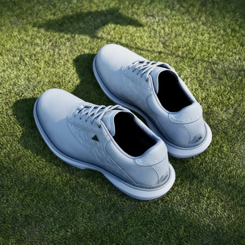 Adidas MC70 SPIKELESS Golf Shoes Dash Grey / Halo Silver / Lucid Ray Blue (JQ3493)