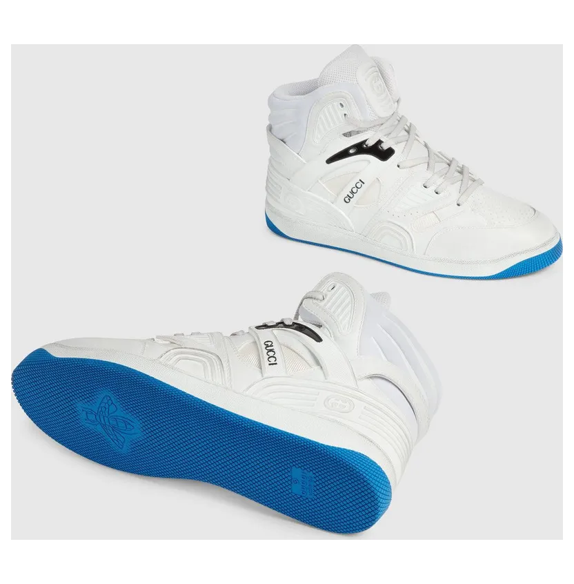 Gucci Basket White Blue (661301 2SHA0 9014) (5)