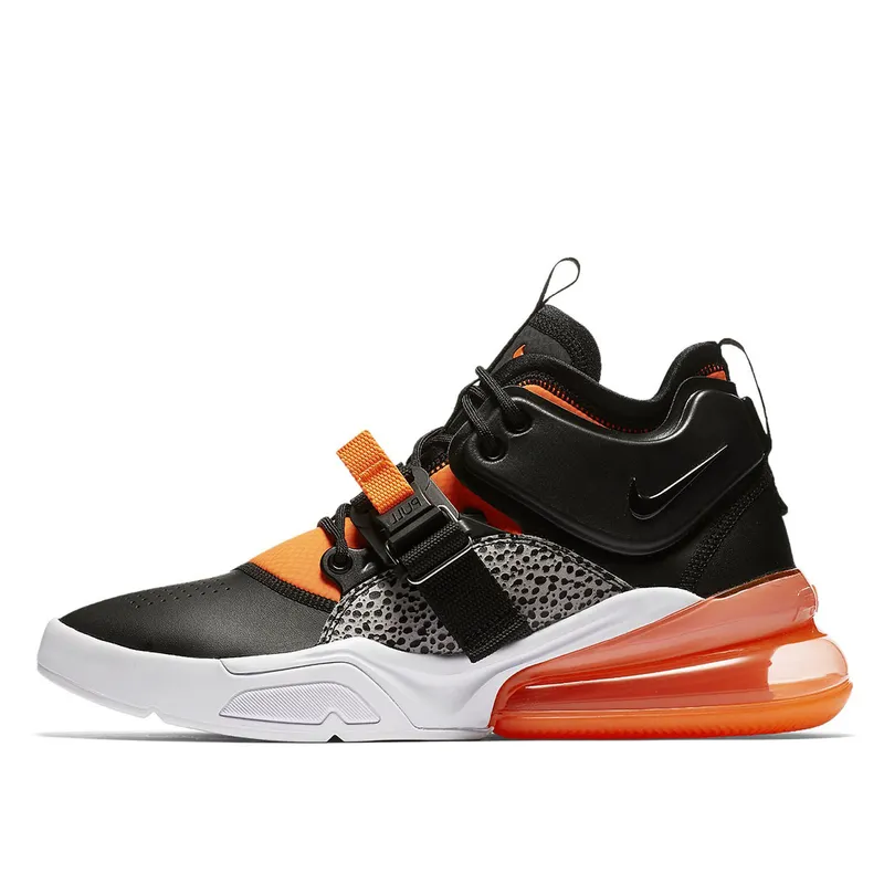 Nike Air Force 270 Safari Black/Hyper Crimson-Wolf Grey-White (AH6772-004)
