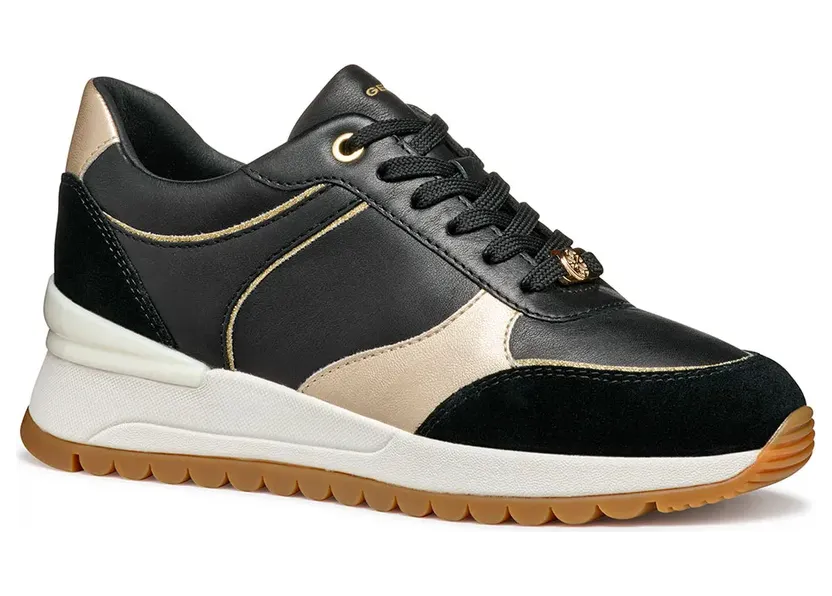 Geox sneaker Zwart/Lichtgoud (D5500A08522-C9258)