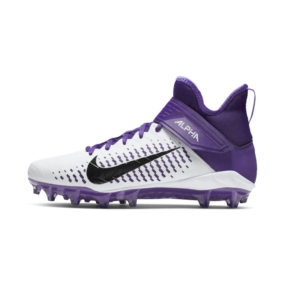 Nike Alpha Menace Pro 2 Mid White Court Purple White/Court Purple/Hyper Grape (AQ3209-105)