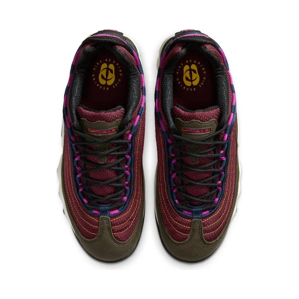 Nike Air Skarn ACG Sequoia Bordeaux Sequoia/Bright Citron-Bordeaux-Vivid Purple (CD2189-300)