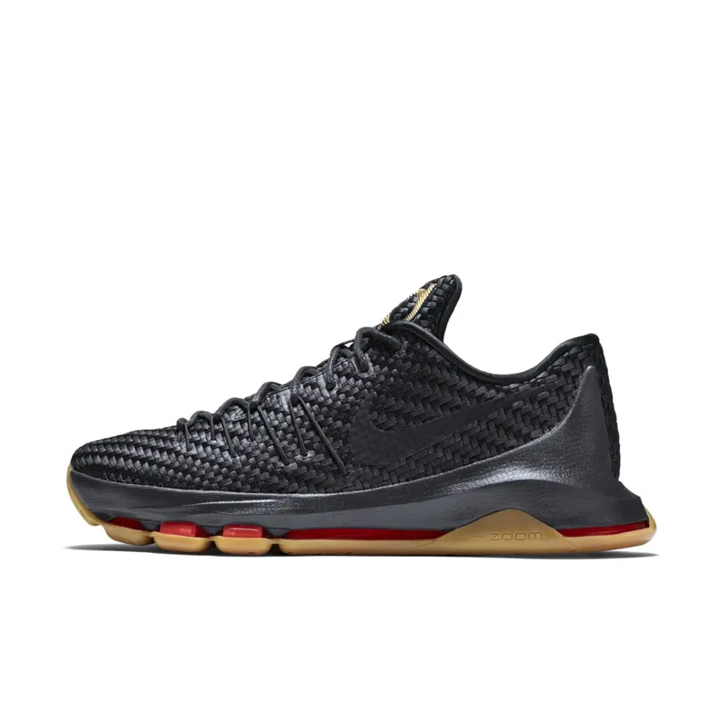 Nike KD 8 EXT Woven Wonder Black/Black-Metallic Gold-Laser Crimson (806393-001)