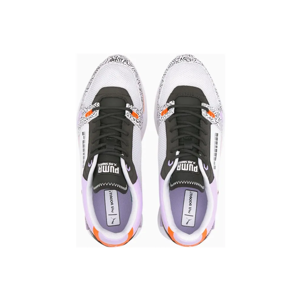 Puma Mile Rider Mr. Doodle (W) Puma White/Puma Black (374215-01)
