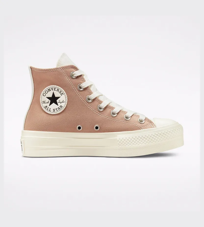 Converse Chuck Taylor All Star Lift Platform Tri-Panel Hemp/desert Sand/egret (A01581C)