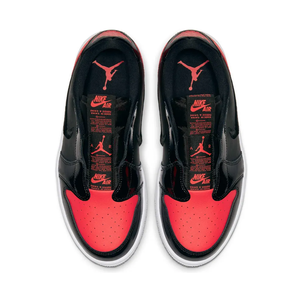 Jordan 1 Low Slip Black Hot Punch (W) Punch/Black-White (AV3918-600)
