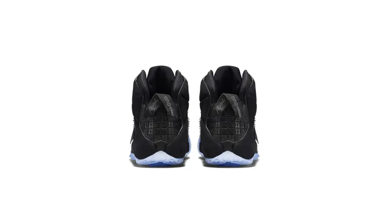 Nike LeBron 12 EXT Rubber City Black/Chrome (744286-001)