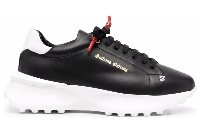 Giuliano Galiano met logoprint “Black” (RAPTOR1NAPPA)
