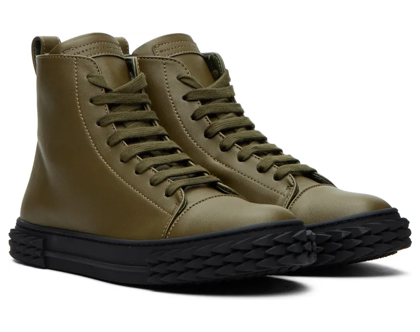 Giuseppe Zanotti Khaki Blabber Sneakers (RU20028-93152) (4)