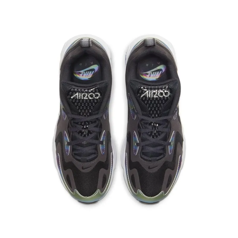 Nike Air Max 200 Bubble Pack Black (GS) Dark Smoke Grey/Black-White-White (CT9632-001)