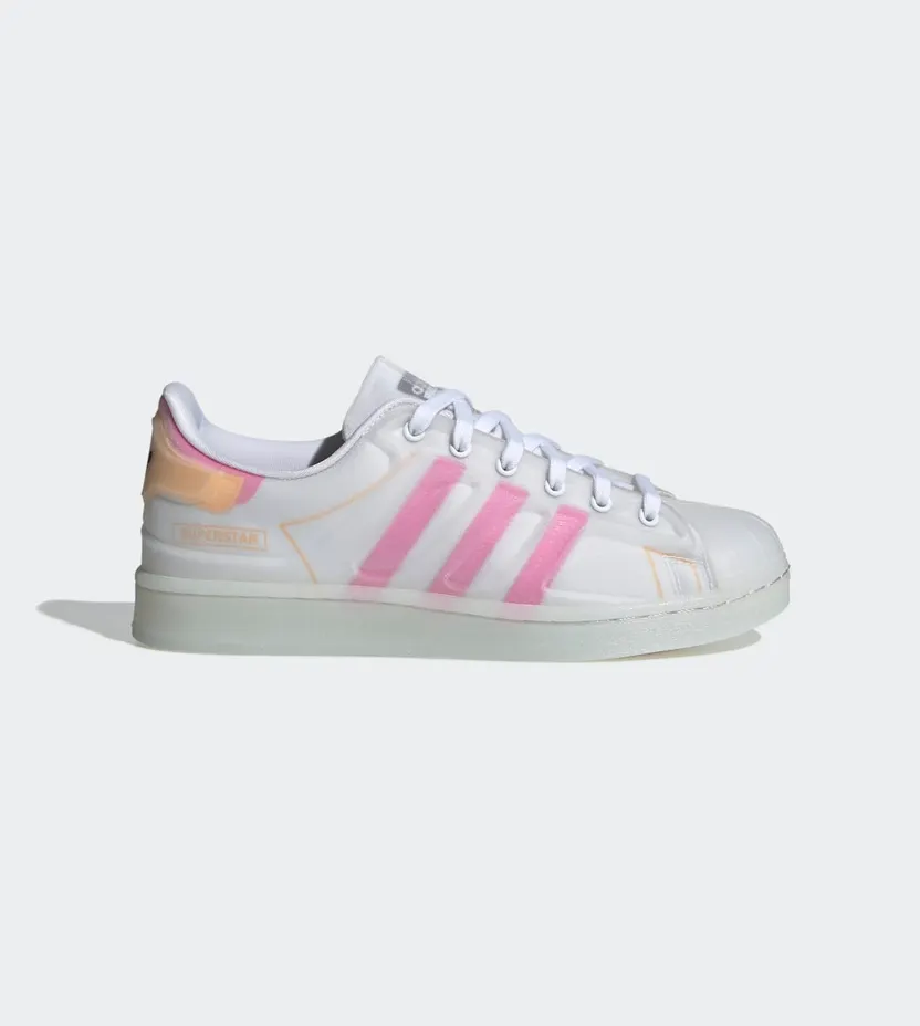 adidas Superstar Futureshell Cloud White / Screaming Pink / Crew Yellow (FY7357)