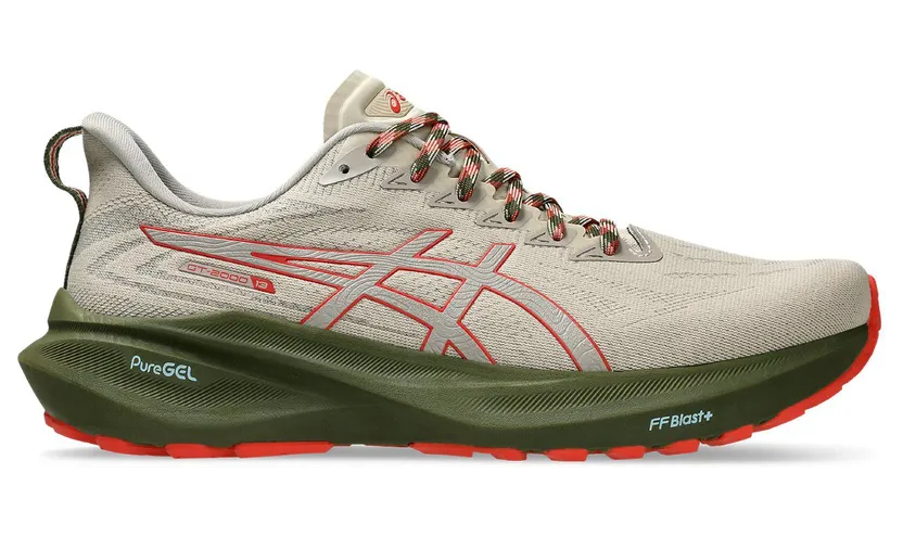 ASICS GT-2000 13 TR Nature Bathing Beige Red Snapper Green (1011B954-300)