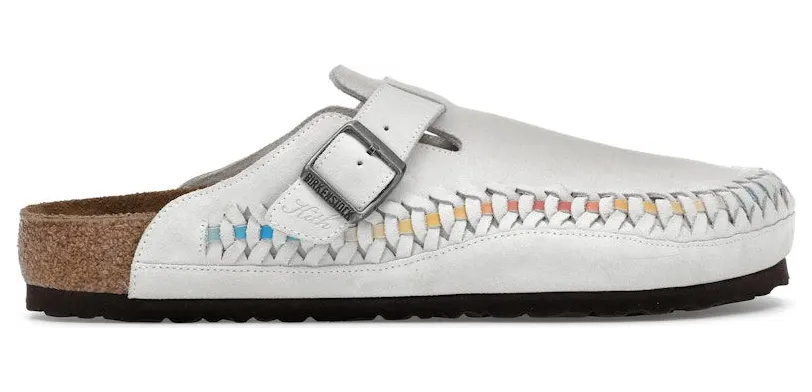 Birkenstock Boston Braided Suede Kith Antique White Tie Dye (1031012)