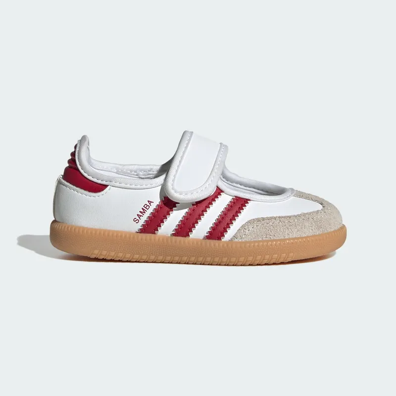 adidas Samba Jane “Cloud White / Team Victory Red / Gum” (KJ2659)