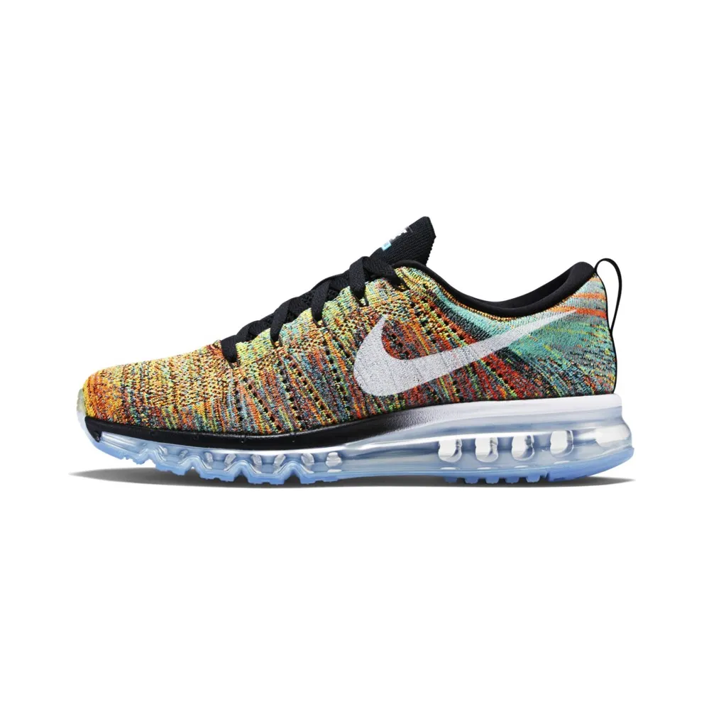 Nike Air Max 2015 Flyknit Multicolor Black/Chlorine Blue-Total Orange-White (620469-004)