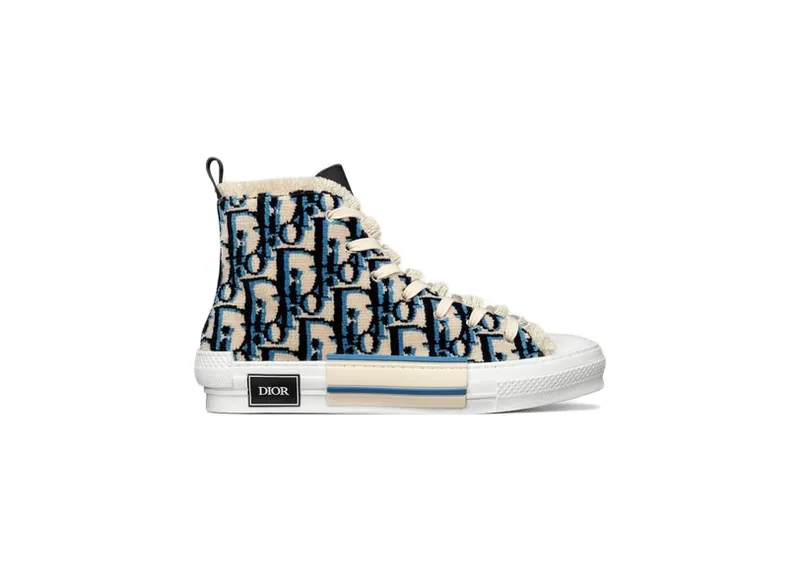 Dior B23 High Beige Black Navy Tapestry (3SH129ZGT_H561)