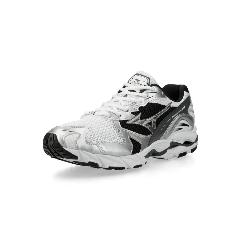 Mizuno Wave Rider 10 (white / silver / black) – D1GA210405