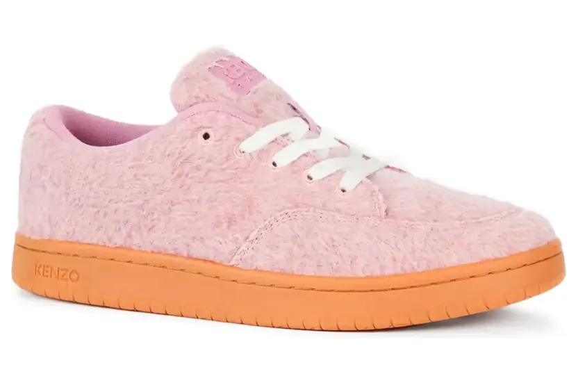 Kenzo Dome Sneakers aus Wolle – Rosa (FF65SN0619PE)