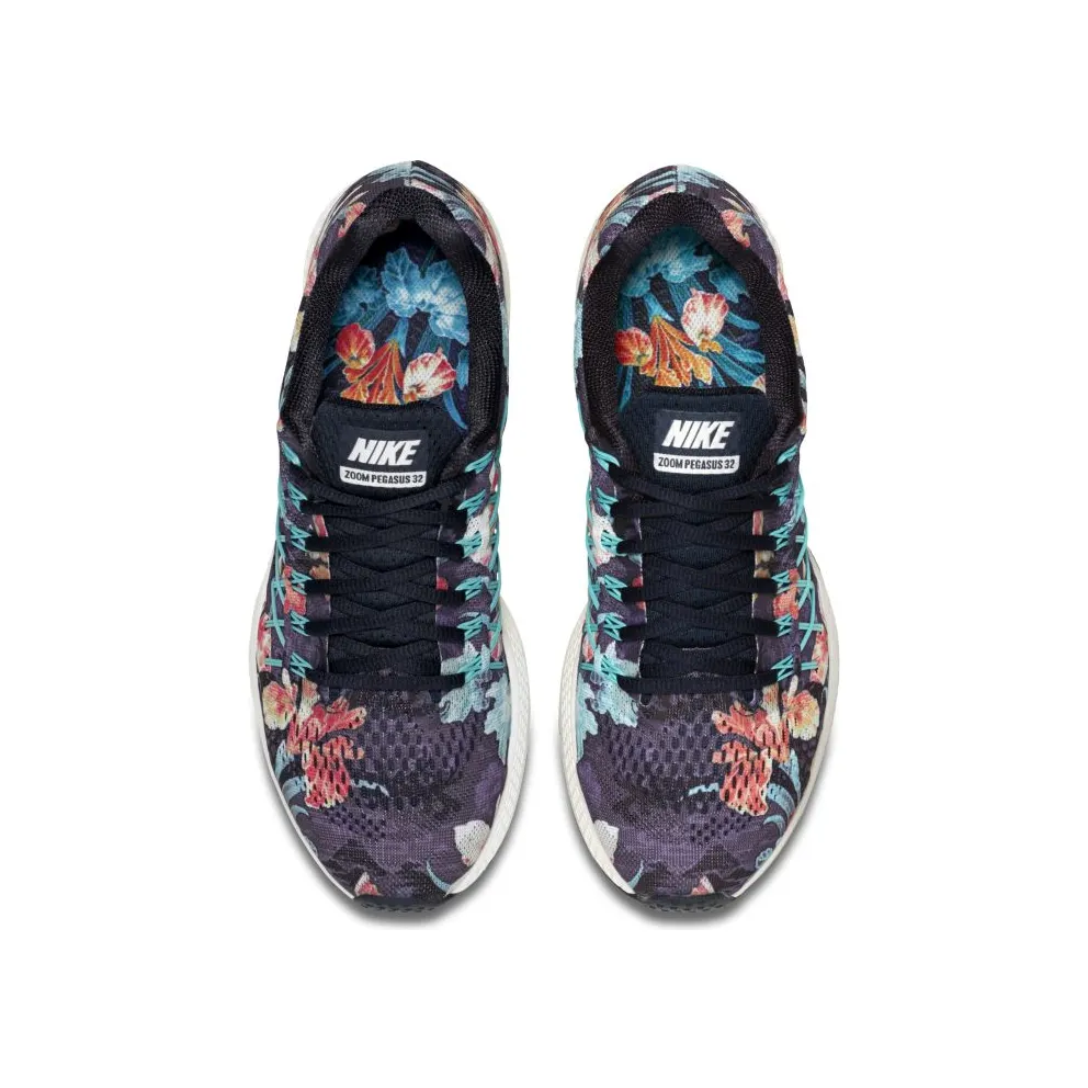 Nike Air Zoom Pegasus 32 Photosynthesis Black/Summit White-Gum Light Brown-Light Aqua (724380-401)