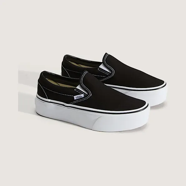 Vans Classic Slip-On Stackform Black White (VN0A7Q5RBMX)