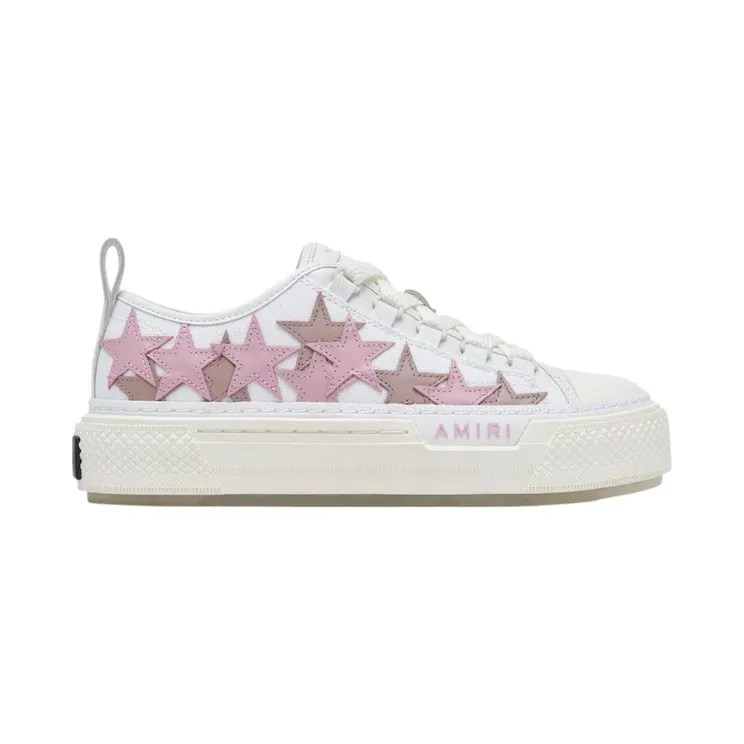 AMIRI Stars Court Low White Pink (AWFOSR1035 133)
