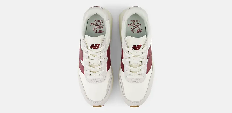 New Balance 370 Sea Salt Classic Crimson Gum (U370CB)