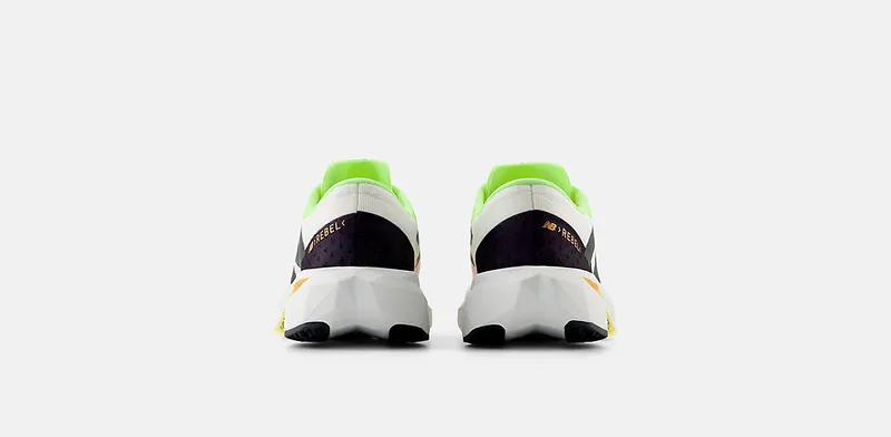 New Balance FuelCell Rebel v4 White Bleached Lime Glow (WFCXLA4)
