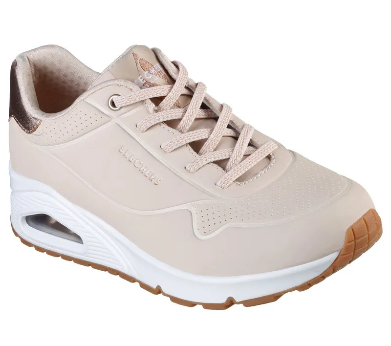 Skechers UNO – Shimmer Away Sneaker Natuurlijk