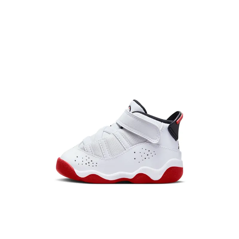 Air Jordan 6 RINGS TD “WHITE UNIVERSITY RED” (323420-160)