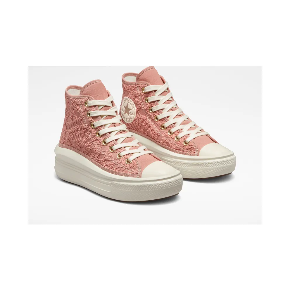 Converse Chuck Taylor All Star Move Platform Daisy Cord Canyon Dusk/rust Pink/egret