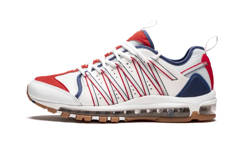 Nike x CLOT Air Max 97 Haven White Royal Red (2019) (AO2134-101)
