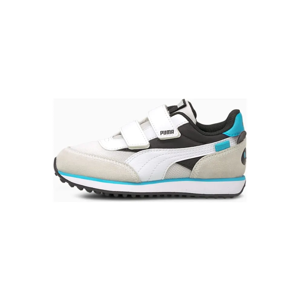 Puma Future Rider Animals V Kids White/Black (368741-02)