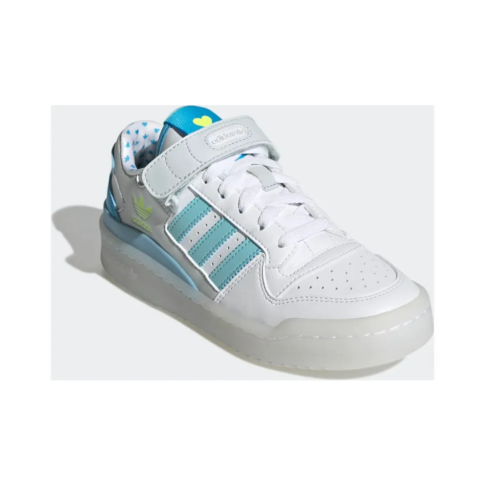 Adidas Forum Low Cloud White / Sky Rush / Clear Aqua (GZ0799)