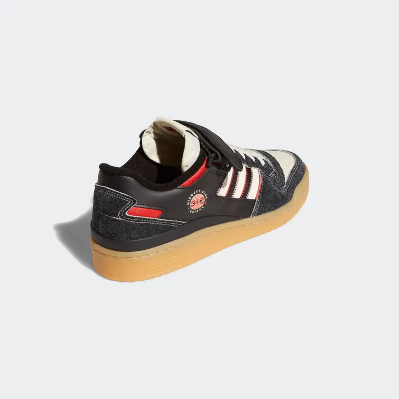 adidas Forum 84 Low Midwest Kids Core Black / Cream White / Red (GW0035)