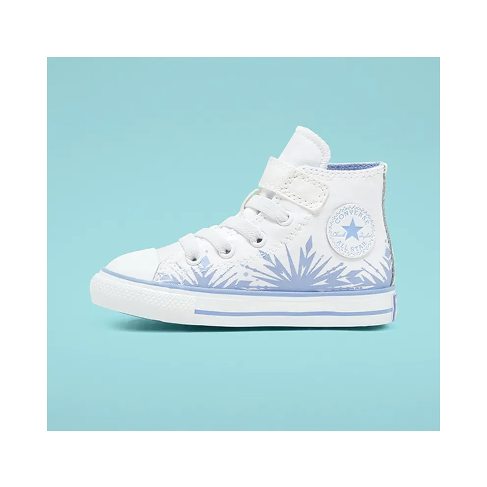 Converse Chuck Taylor All-Star Hi Frozen 2 Elsa (TD) White/Blue Heron-White (767350F)