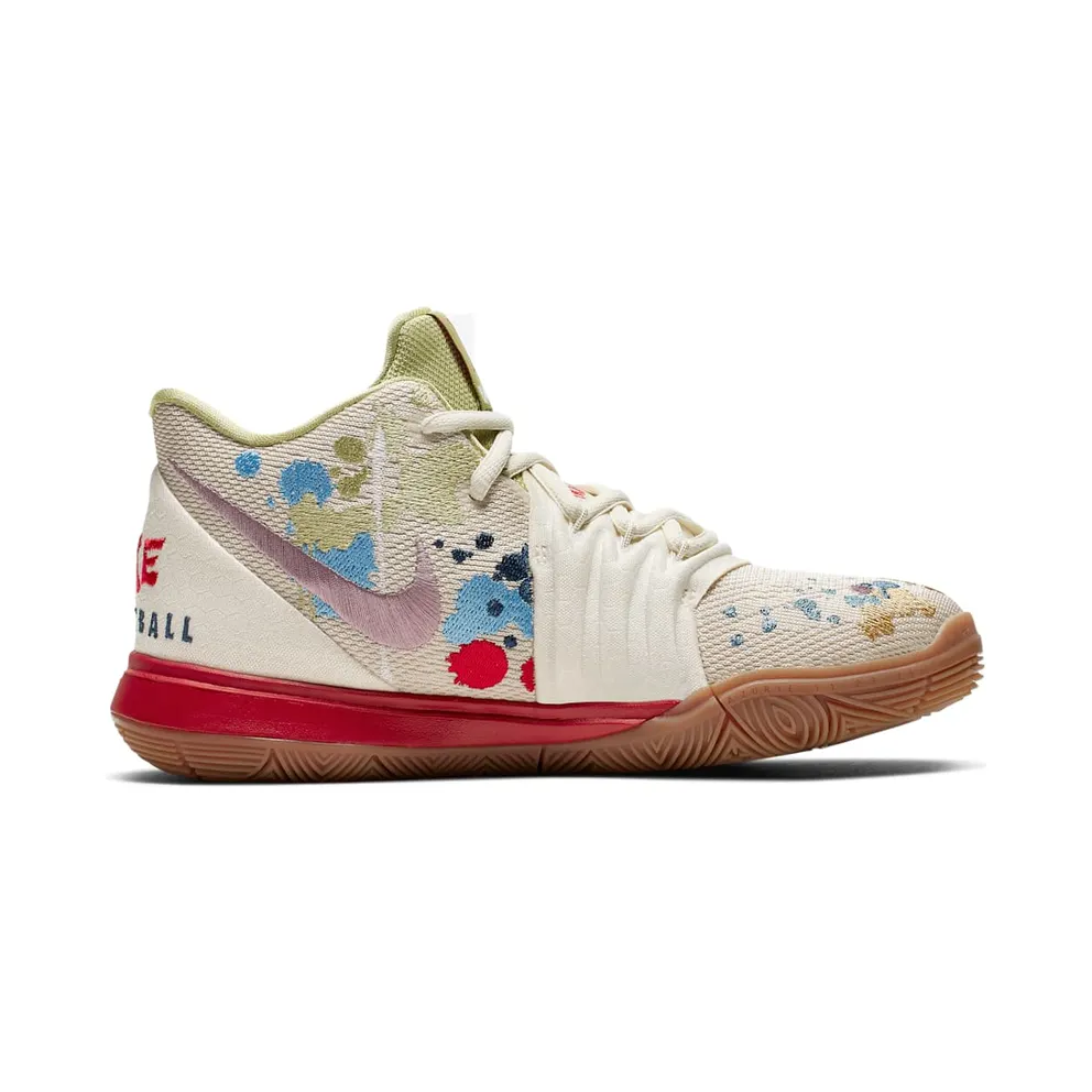 Nike Kyrie 5 Bandulu (GS) Light Bone/Green-Red (CQ4326-100)