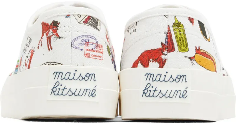 Maison Kitsuné White Olympia Le-Tan (IU04739WE4001)