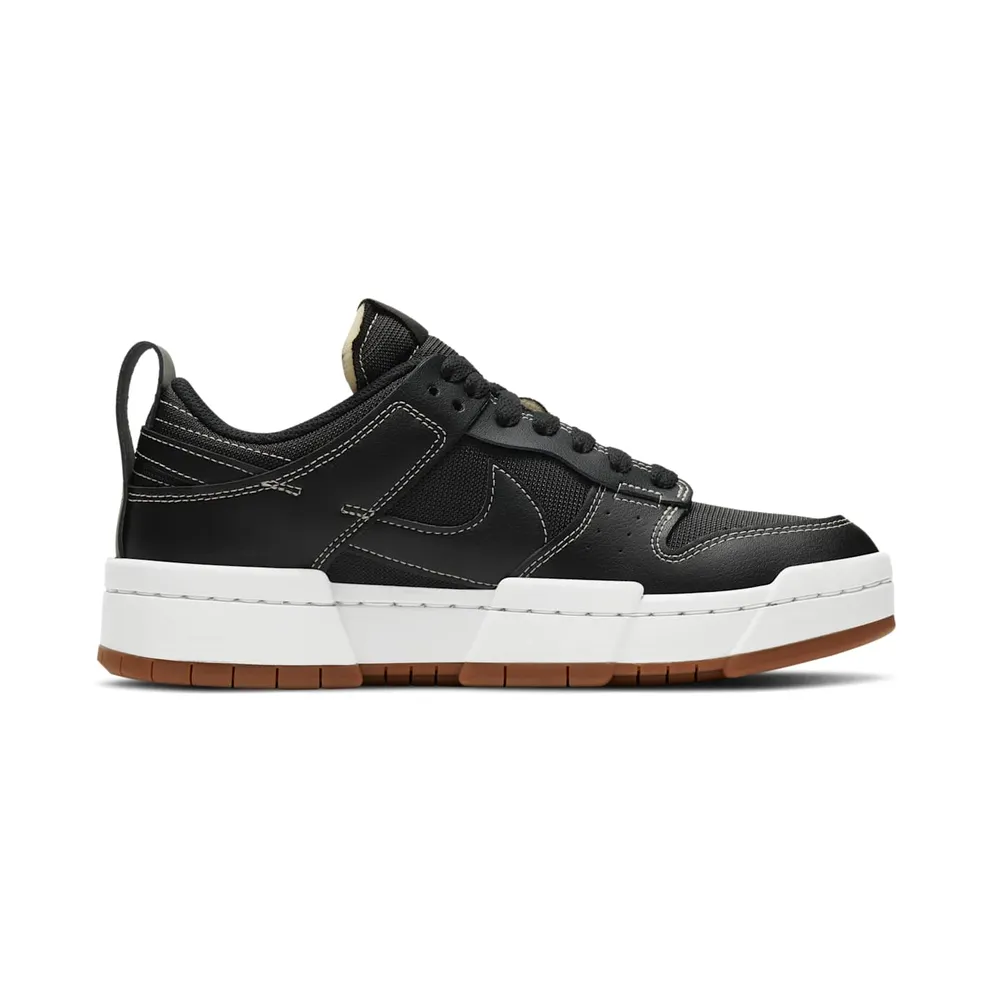 Nike Dunk Low Black White Gum (W) Black/White-Gum Medium Brown (CK6654-002)